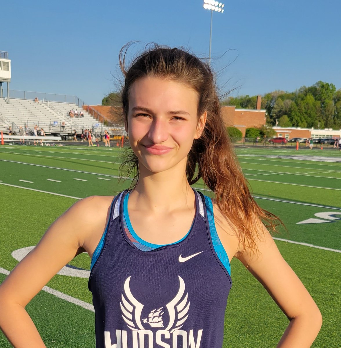 LadyExplorersTF's tweet photo. The AMAZING senior Lauren Pasci qualifies for Regionals in the 400 meter dash by setting the SCHOOL RECORD at 57.50!!!!!!!!!! #elite
#legend 🔥⚡️🔥⚡️🔥 @HudsonOHSports https://t.co/17gnPURmfv