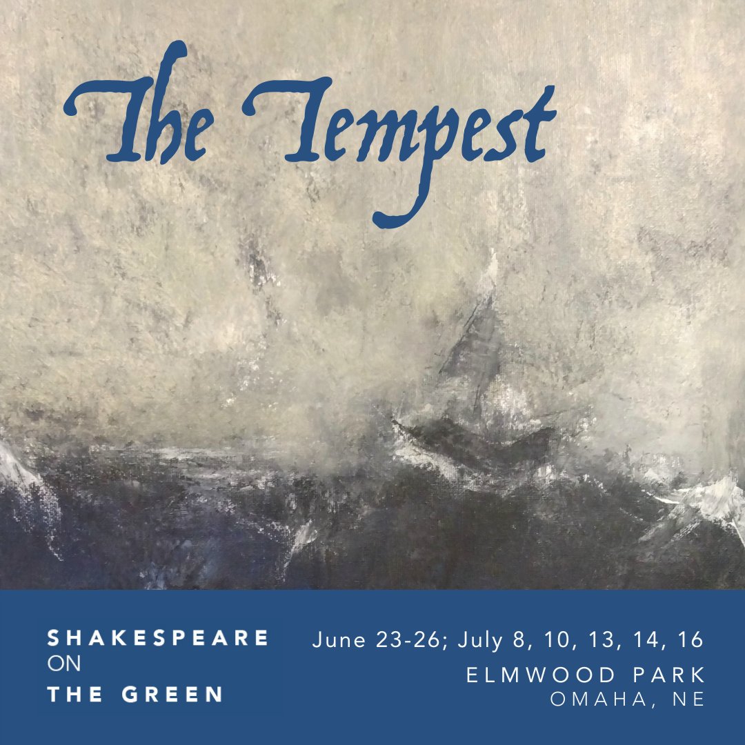 NEShakespeare's tweet photo. MEET the cast of "The Tempest"!
Coming to Elmwood Park June 23-26; July 8, 10, 13, 14, 16. Tickets are free, just bring a blanket or chair and enjoy the show. See you there!
#ShakespeareOnTheGreen
#TempestSOTG
#NebraskaShakespeare
https://t.co/7P5IJ7bJXK
Artwork: Shawnequa Linder https://t.co/Xy6zjc3xFe