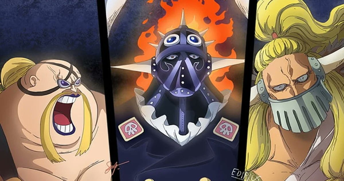 CAMU_NAI's tweet photo. Incluso sus tripulaciones son similares.
3 grandes luchadores: Un espadachin, un guerrero modificado cientificamente y un gyojin.
6 nakamas restantes: 4 hombres y dos mujeres. https://t.co/JBnhGoVb2z