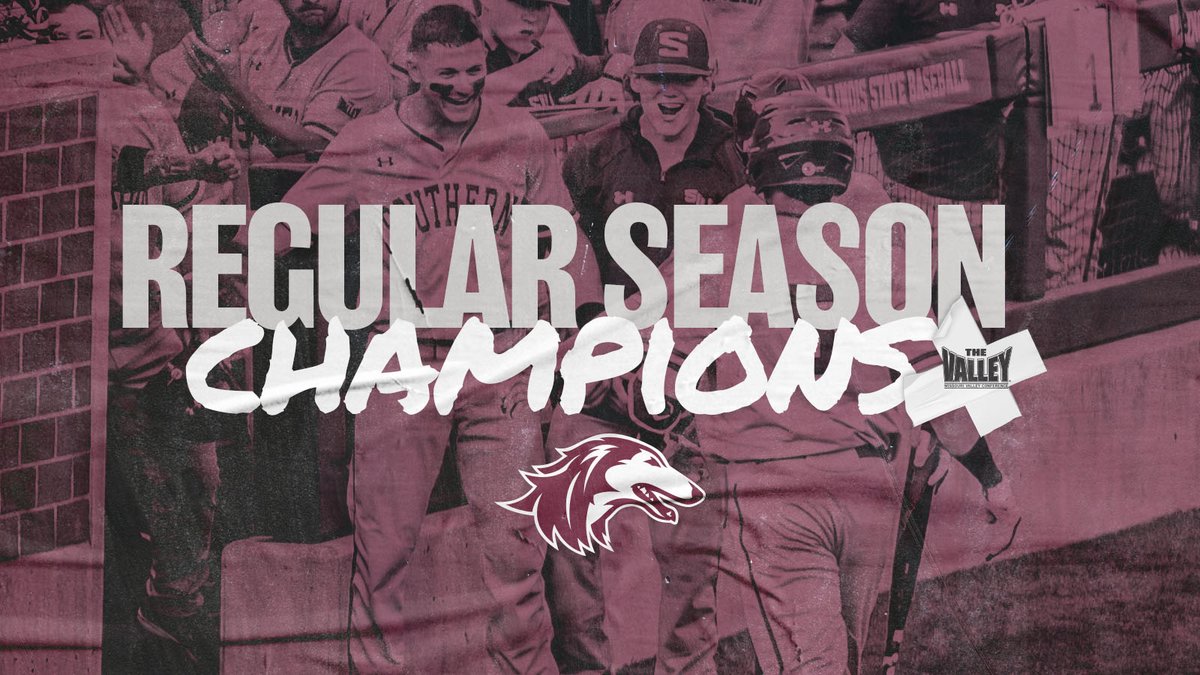 Regular Season CHAMPS‼️

<a href="/SIU_Baseball/">Saluki Baseball</a> clinches are least a share of the #MVCbaseball 🏆 and the top seed in next week's tournament.