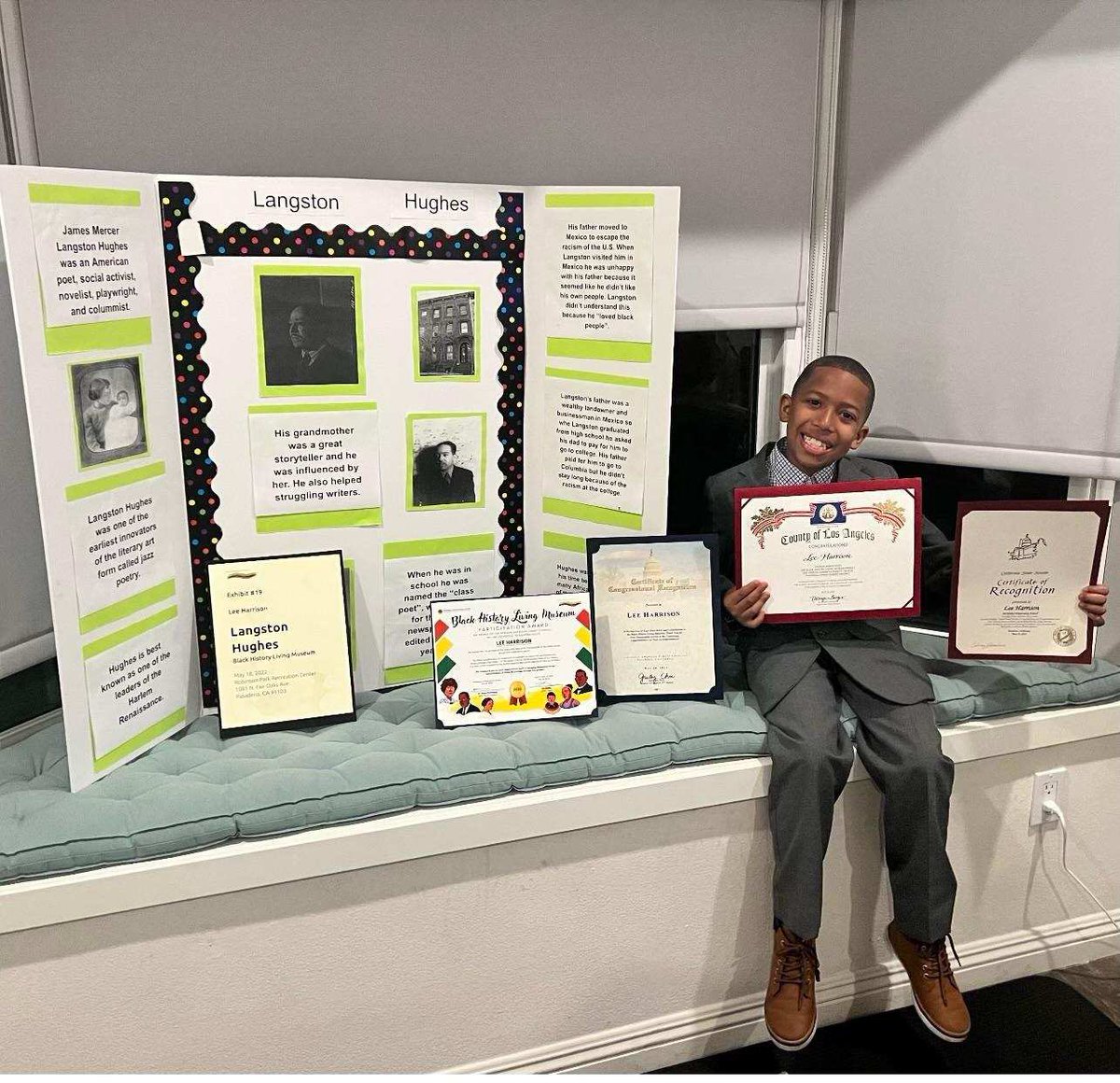 I am so proud of our students who participated in the Black History Living Museum especially my mentee Hashani! Thanks to the African American Parent Council for making this happen!