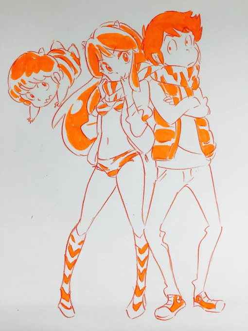 Ataru and Lum Invader by Sushio (Urusei Yatsura) 