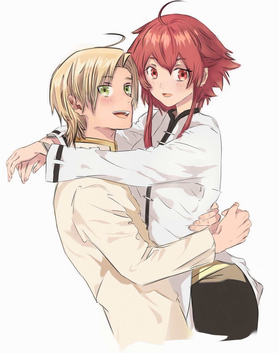 im_rum's tweet photo. Rudeus &amp; Eris 
ルーデウスとエリス
#MushokuTensei #無職転生 https://t.co/gaAE89yh9D