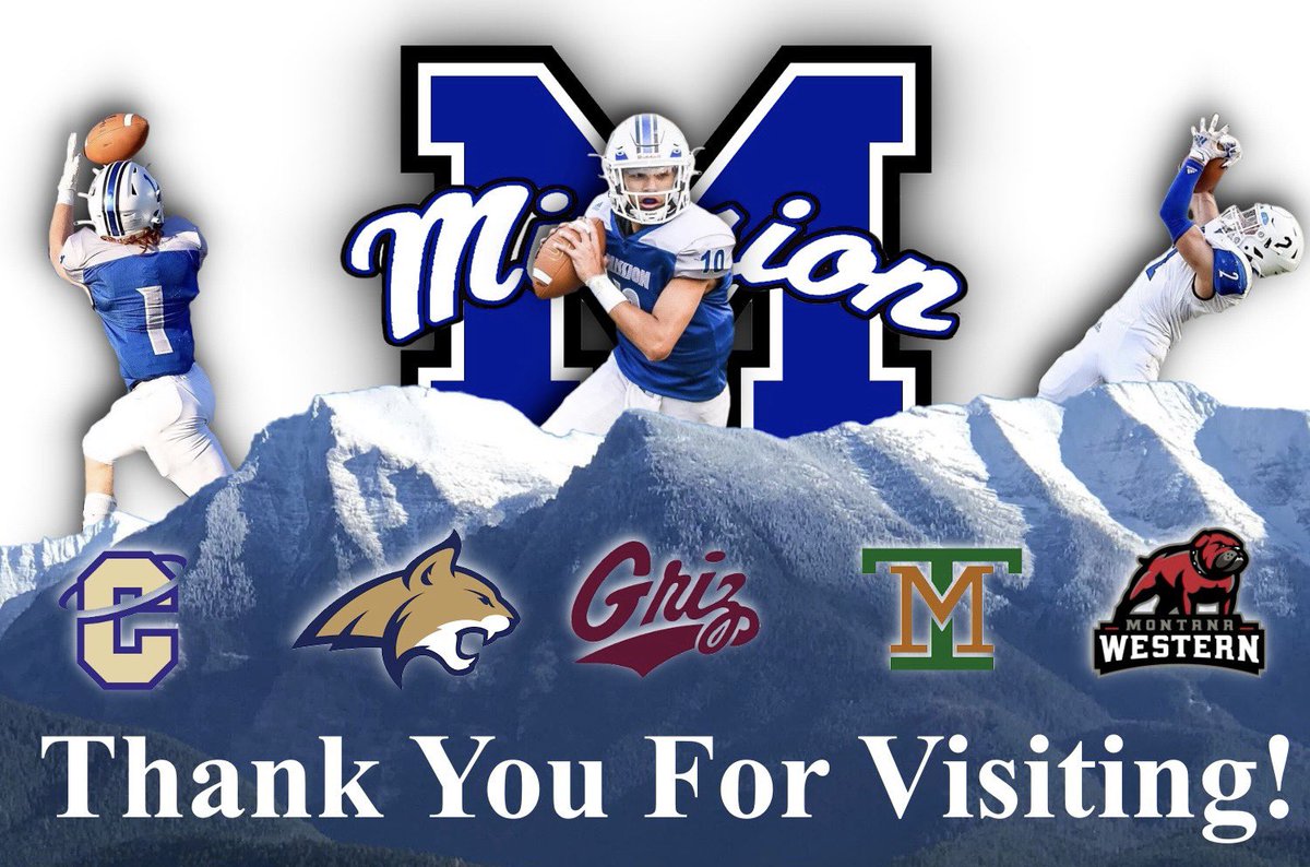 Thank you for coming to the beautiful Mission Valley and visiting with our athletes and coaches! Looking forward to visiting with you all this fall!

#GoDogs