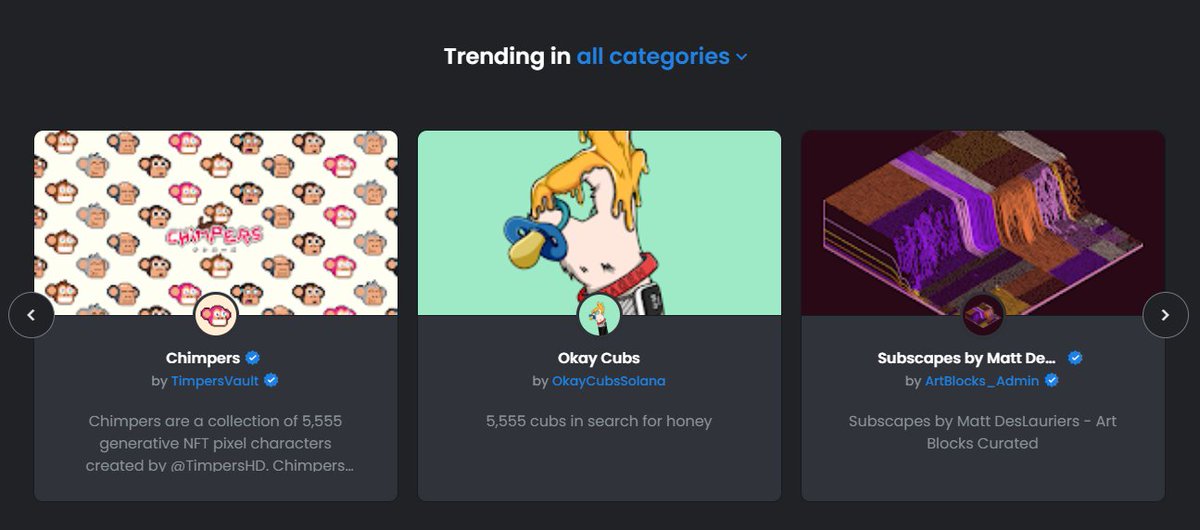 Lets update this, we are now trending on the front page of <a href="/opensea/">OpenSea</a> under ALL chains, including Ethereum. #WAGEH