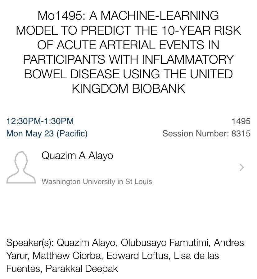 P_DeepakIBDMD's tweet photo. Very proud that two of our IBD fellows @WUGastro @IbdWustl @MGregory_MD & @QuazimAlayo presented at #IBDXceed @CrnstnsHlth
Catch their presentations @DDWMeeting #DDW2022, manuscripts under review
Also plug here (see separate tweet) for open 2023 #IBD fellow position @IbdWustl https://t.co/cT6yDqXfRi