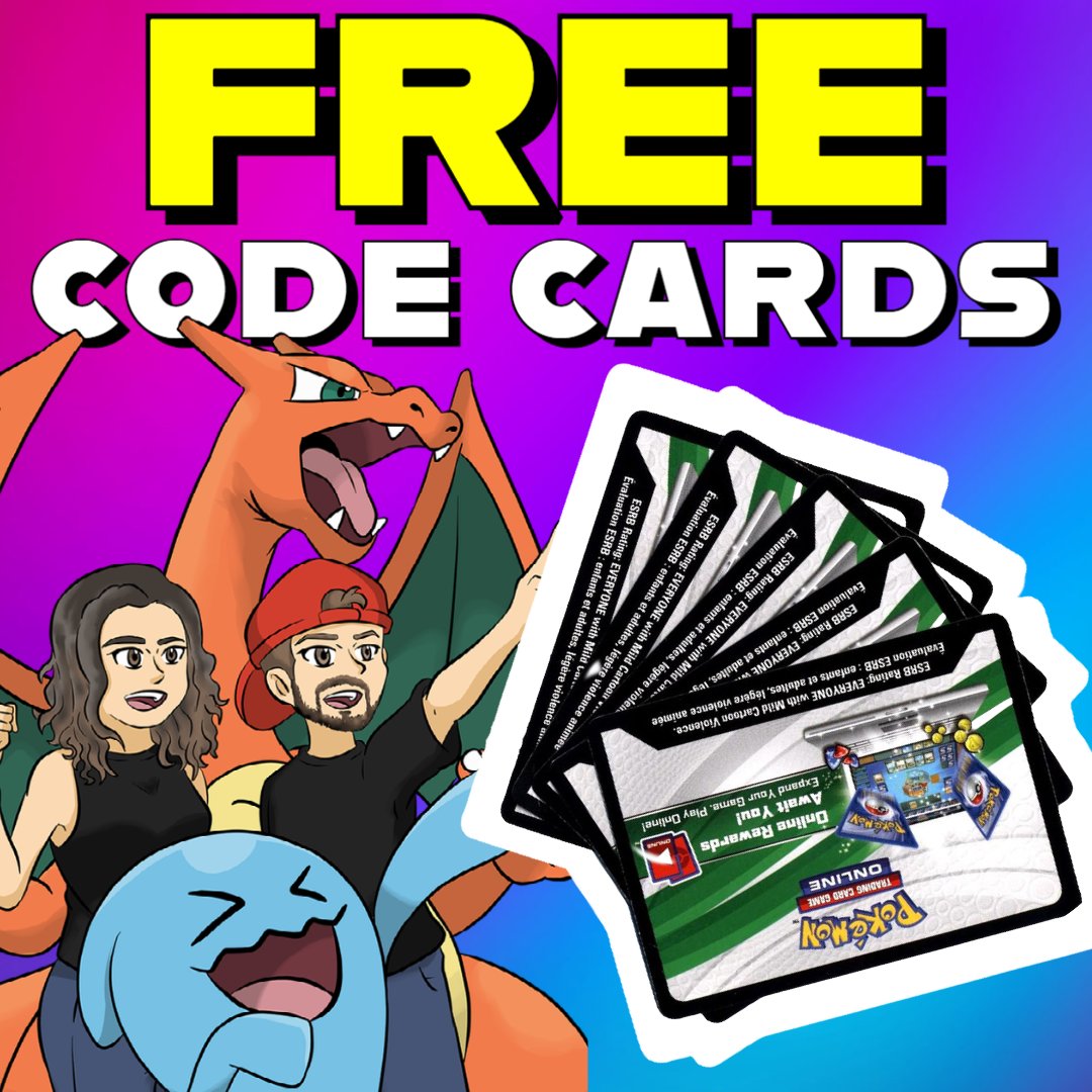 OneSPlays's tweet image. Happy Code Card Friday, OneS Squad! This week we're giving away 10 codes. 

To enter: 
Follow @OneSPlays &amp;amp; RT

youtube.com/c/onesplays

*Winner selected on Monday, 5/23* 

#PokemonTCG #Pokemon