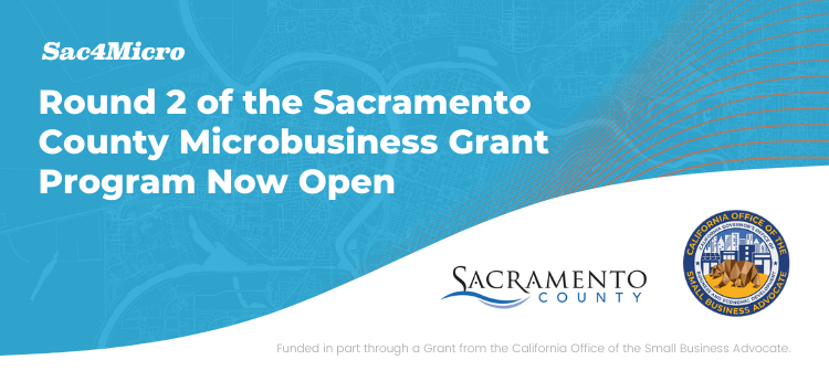 SacCountyCA's tweet photo. Round 2 of the SacCounty Microbusiness Grant Program is open now through 6/14. Microbusinesses can receive grants of $2,500 that do not need to be repaid. For a list of eligibility requirements, the application, FAQs and assistance visit https://t.co/KEa7Gf0uNM. https://t.co/uCMnZBWeiz