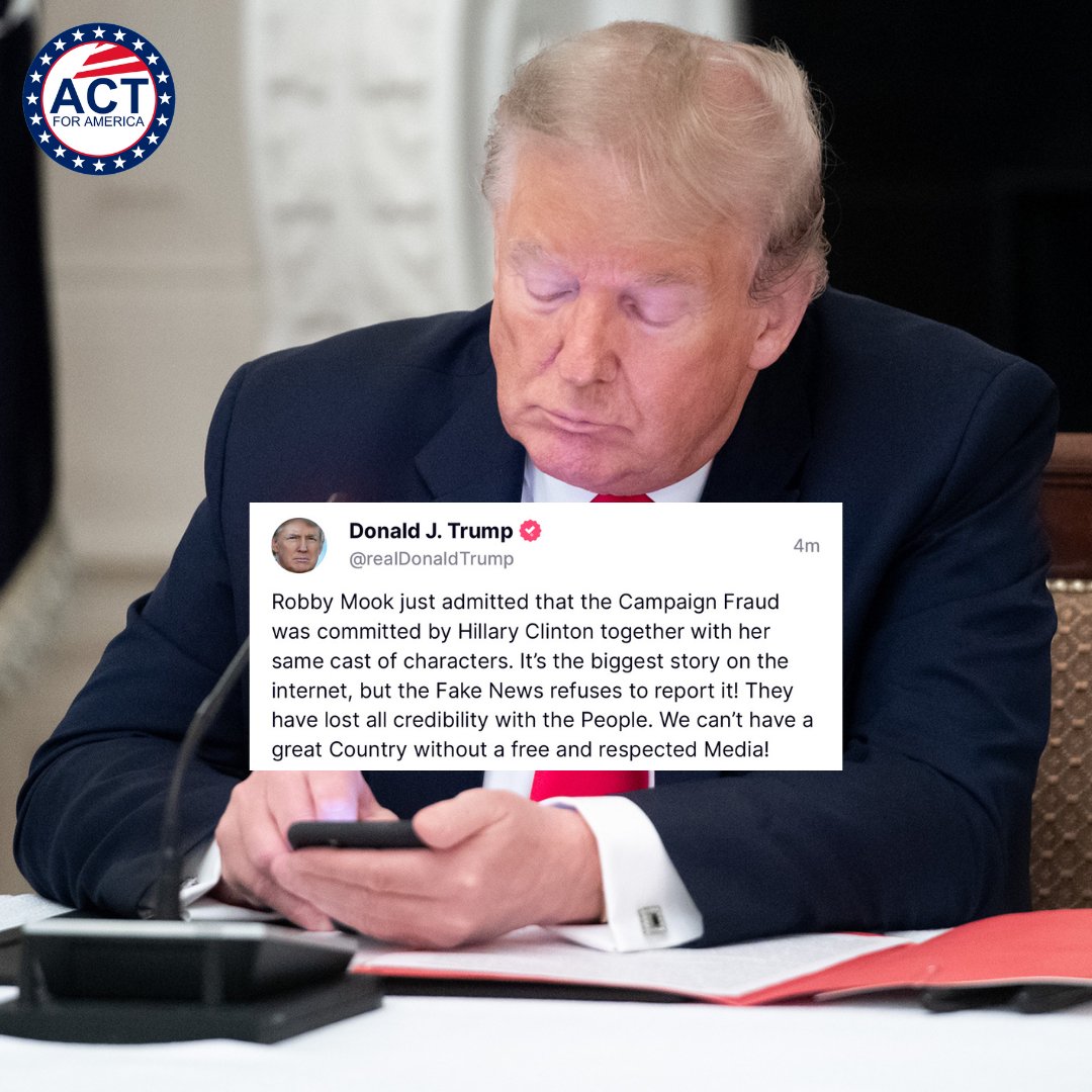 ACTforAmerica's tweet photo. President Trump speaks on Truth Social. https://t.co/DNsdDlwt6E