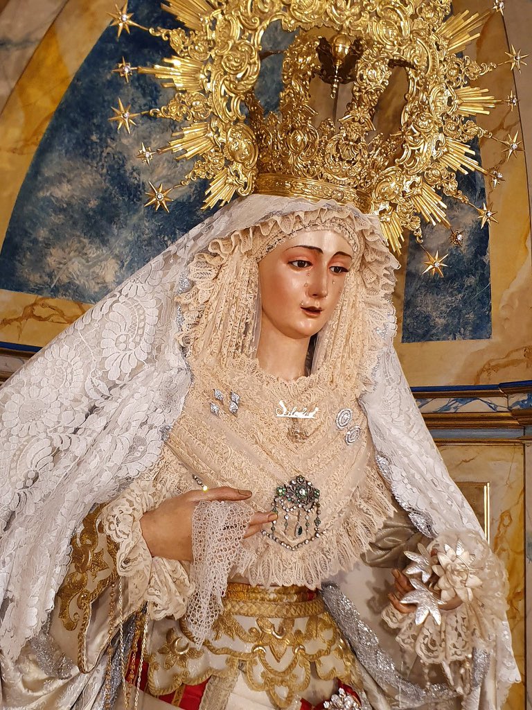 enclavecofrade's tweet photo. 🟣 VIRGEN DE LA SOLEDAD | #benacazón
▪️La Virgen de La Soledad vestida para la Pascua
#Incienso #SemanaSanta #EnClaveCofrade #virgendelasoledad #hdadsoledad https://t.co/56I5lsofEf
