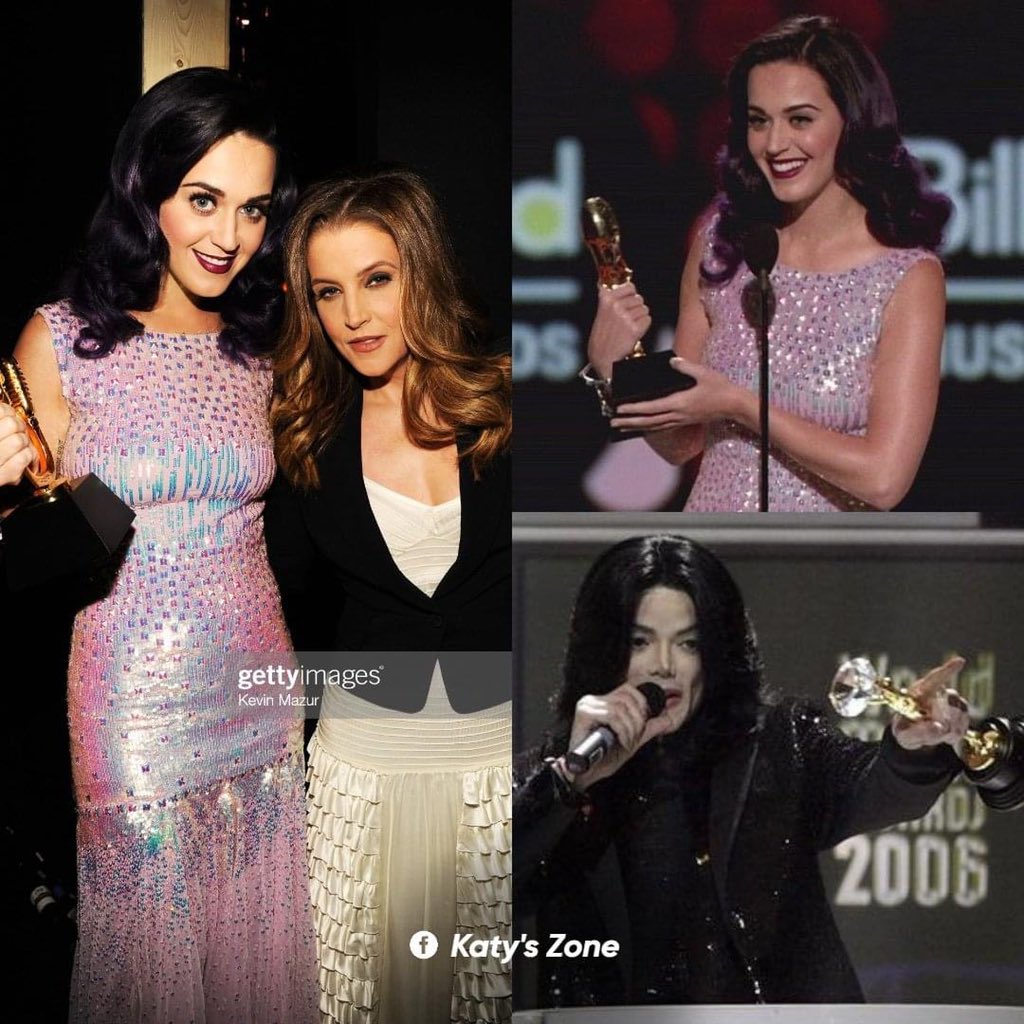 ElectricLover12's tweet photo. Did You Know That?...

Actually, Michael Jackson was supposed to give the "Spotlight Award" to Katy Perry, but due to her passing, it was his ex-wife Lisa Marie Presley, who handed the award to Katy https://t.co/W7hMoLwnVQ