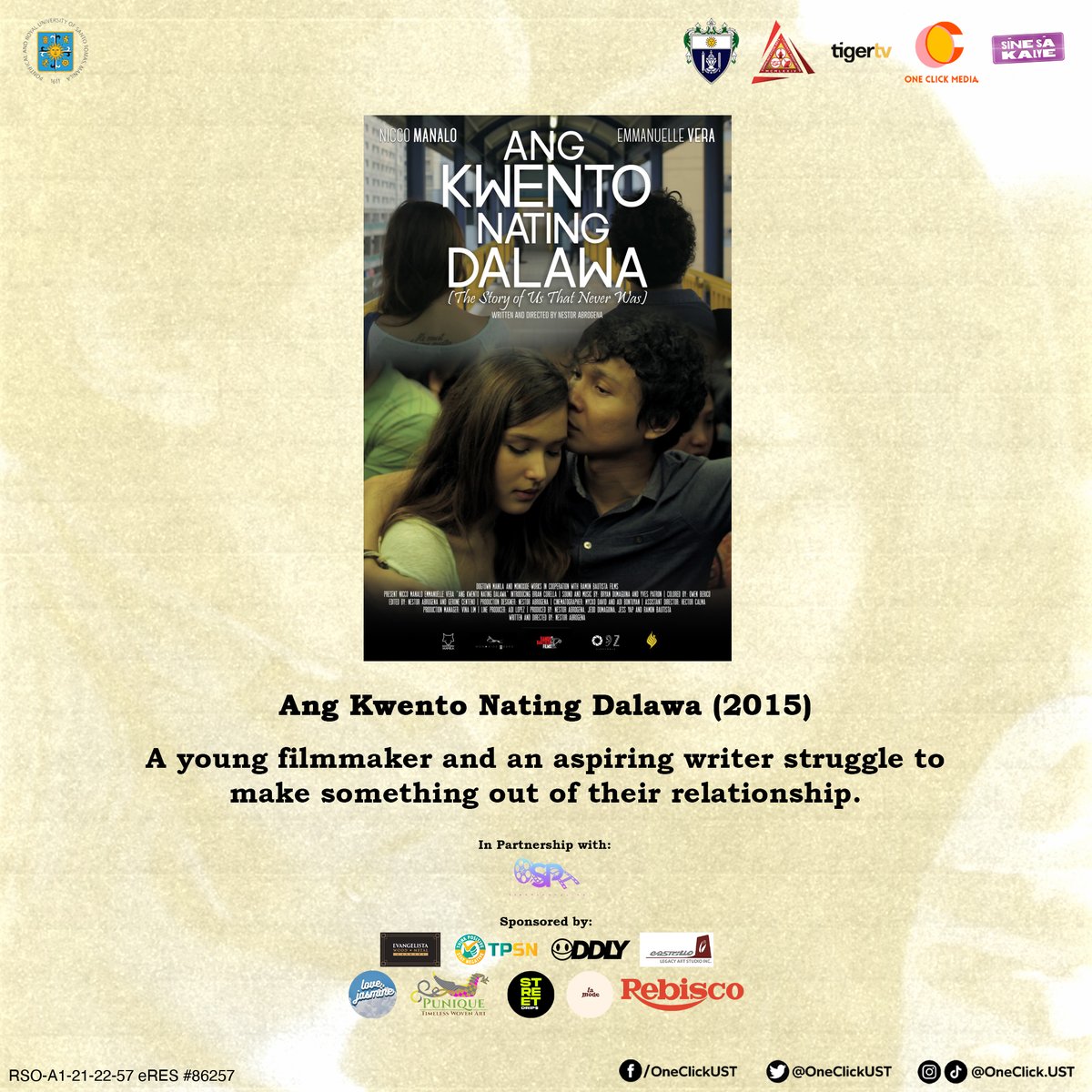 OneClickUST's tweet photo. If you loved our featured films then you’ll surely love these! 👌

#SineSaKalye
#LimitlessWithOneClick 
#RedefiningCreativity
#StreamCon2022
#EmpowerThroughCASA 

(1/2) https://t.co/XeS76fyRZ0