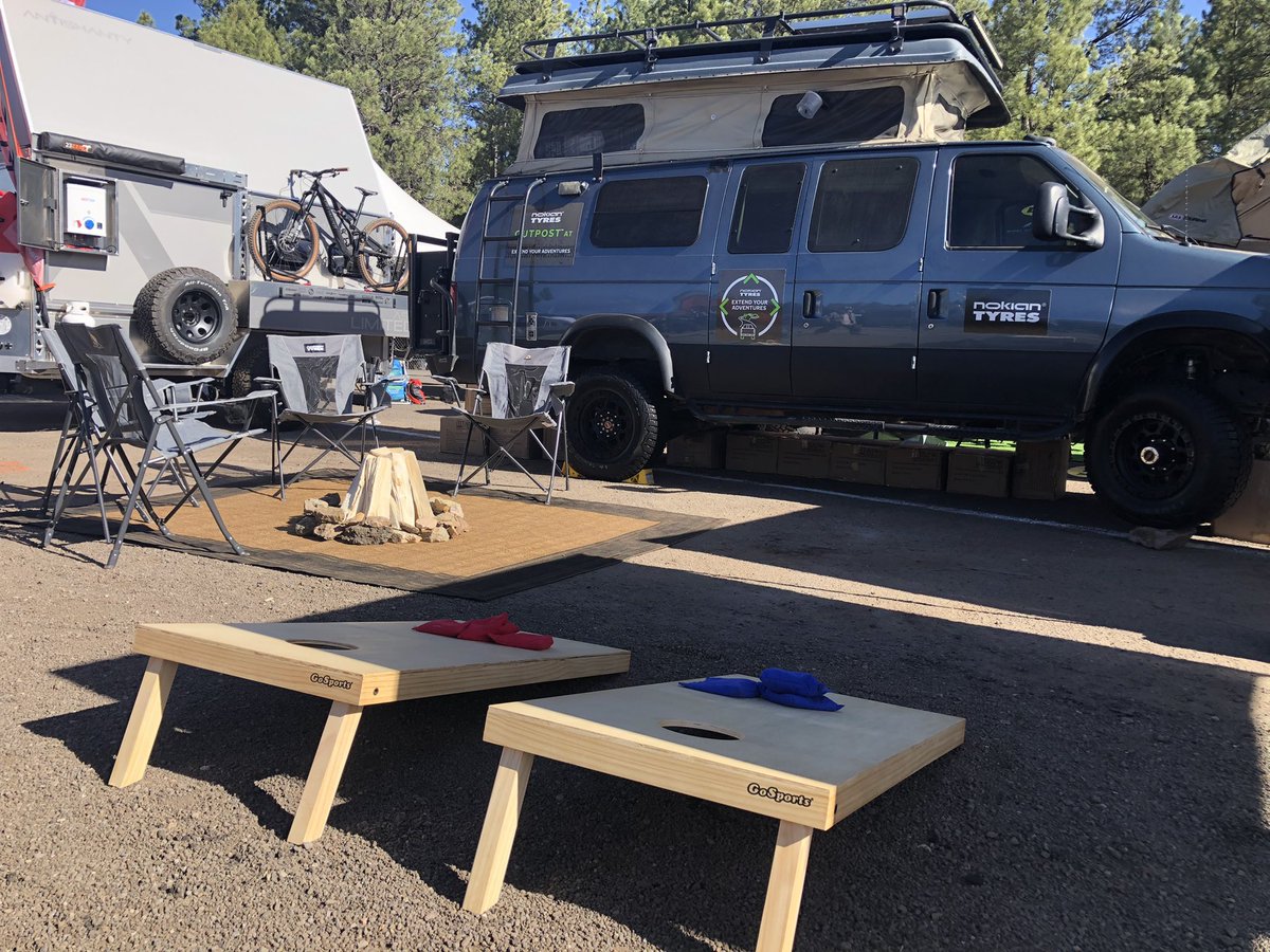WesBolingTN's tweet photo. Battling wind, sun and dust and having a great time at @OverlandExpo! Proud to rep @NokianTyresNA! https://t.co/cfza6SVzuJ