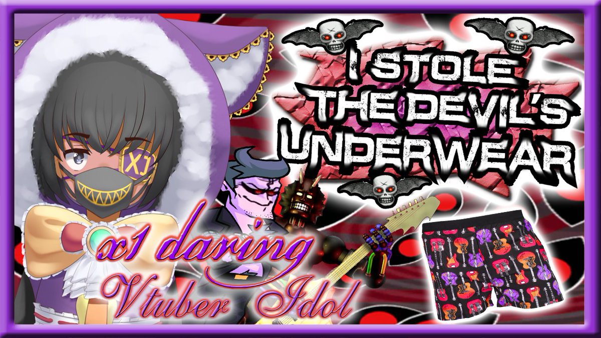 VtuberX1's tweet photo. ▬▬ஜ۩۞۩ஜ▬▬
✧☆★
I Stole The Devil's Underwear Music Video | X1 Daring Vtuber Idol Ft Daddy Dearest FnF ❤
youtube: https://t.co/l191z2slFO
@joesparks
✧☆★
▬▬ஜ۩۞۩ஜ▬▬
#vtuber #x1daring #VTuberEN #funny #UwU #vtuberuprising #Vtubers #DaddyDearest #FnF #totaldistortion https://t.co/41ZPJTsY17