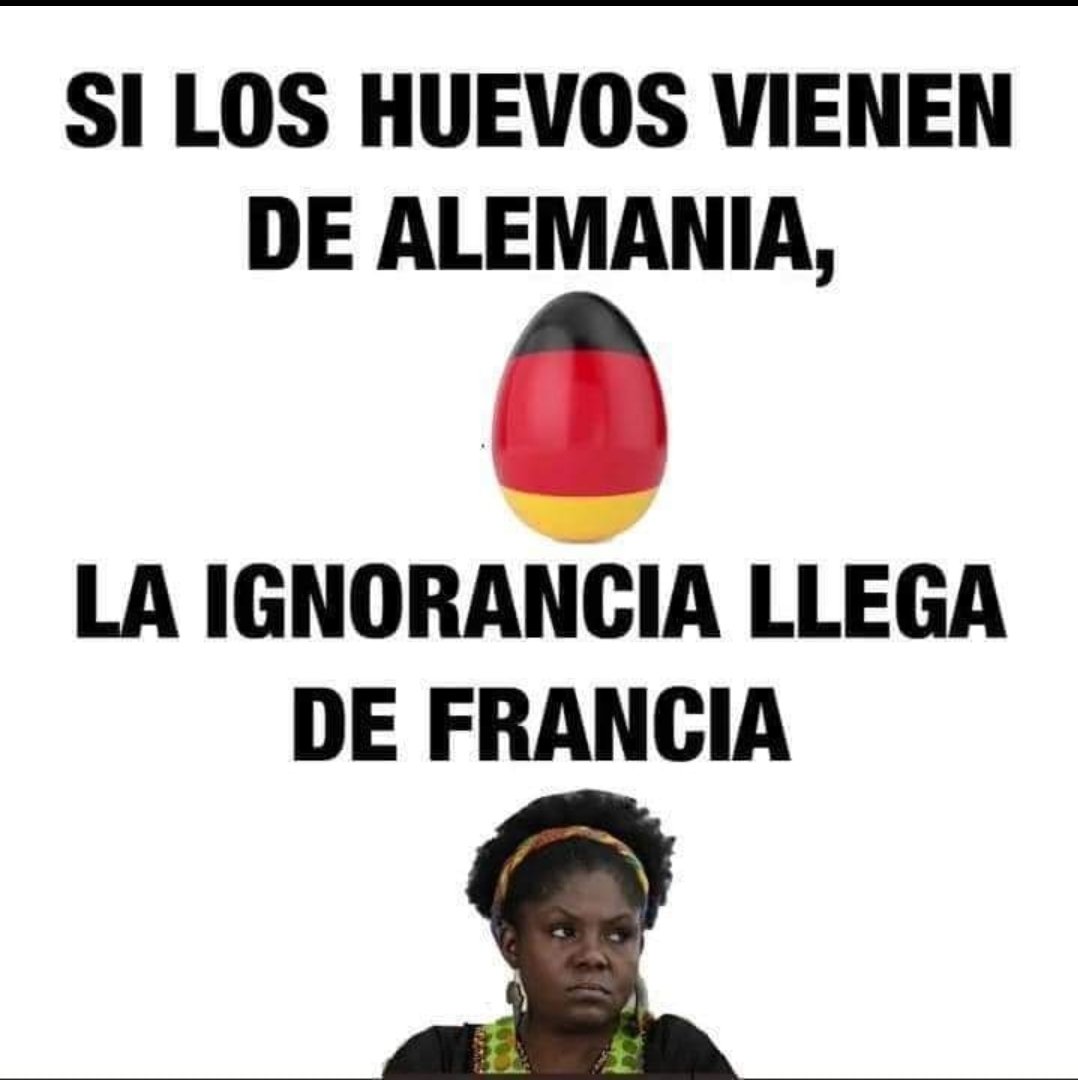 74checho's tweet photo. @MiguelPoloP @FranciaMarquezM ¿Y esa es la que nos quieren meter como vicepresidente?
Creo que el golpe de estado viene es desde adentro del Pacto en un eventual gobierno de Gustavo Petro, porque con tanta ignorancia de Francia Márquez como vice, derroca a cualquier  dignatario de estado. https://t.co/JZtIFR8aww