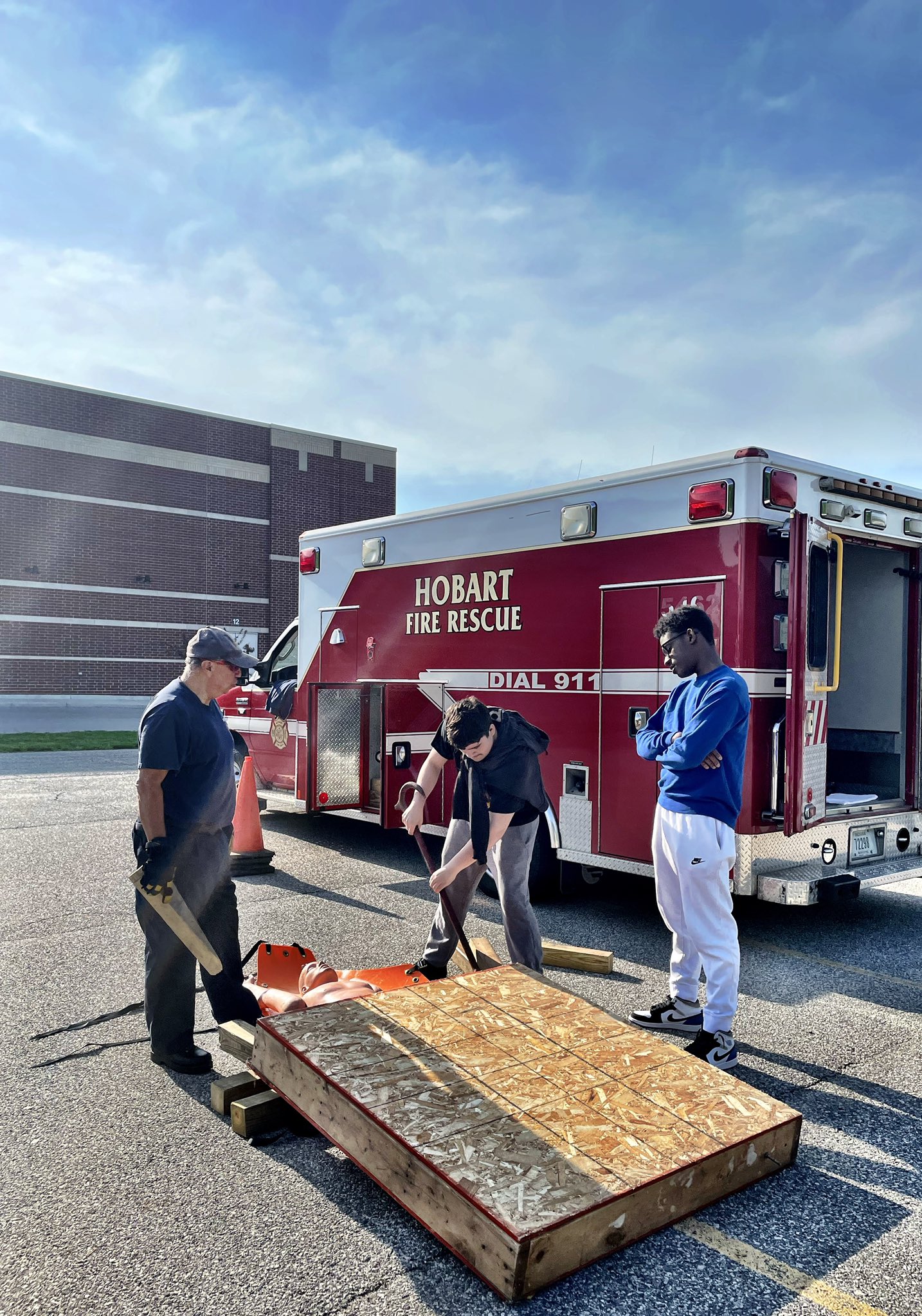 Hobart Fire Department on Twitter "This week we assisted with the CERT program at HobartHS