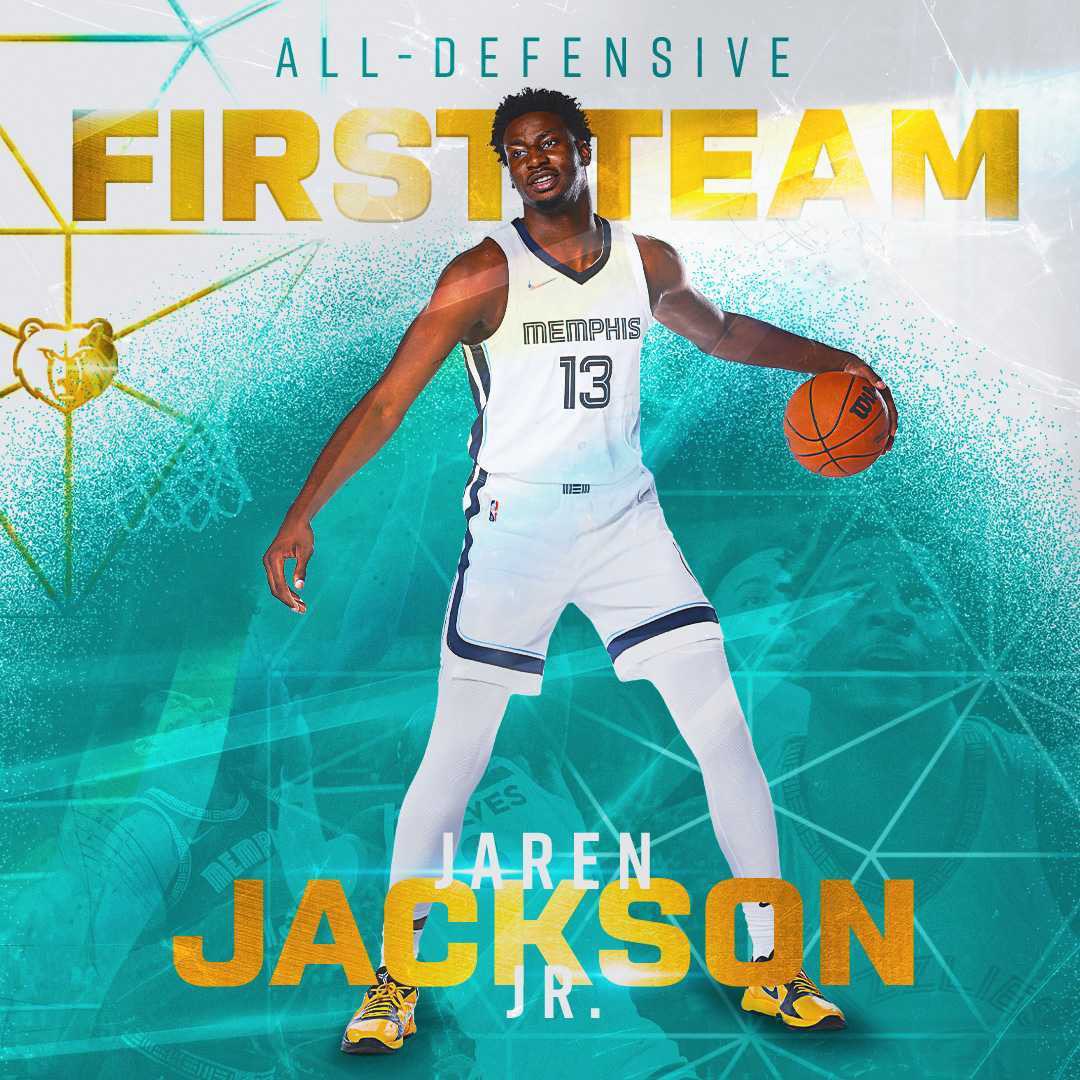 RT @memgrizz: RT and salute our guy @jarenjacksonjr for making First Team All-Defense 🦄 https://t.co/8ri7tgBKz0