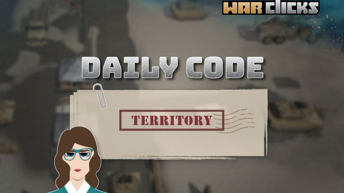 WarClicksGame's tweet photo. Discuss with your countrymen within the in-game country chat mode on which territory/ front to fight on (to best distribute your country powers!?)…
Today's code/reward is: TERRITORY
#indiegames #strategy #idler #screenshotsaturday #indies #indiedev #mouseonly #mouseonlygames https://t.co/08FbF4rVyh