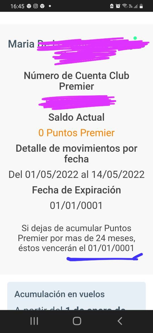 MaryFerBurgos's tweet photo. Desde cuando empezó la expiradera  de puntos? @clubpremier_mx @Aeromexico le quitaron a mi madre 270,000 puntos en pandemia, ya les marqué por teléfono y el operador dijo que se les aviso a la mayoría y solo para recuperarlos tiene que pagar $56,706 pesitos. Es neta??? https://t.co/tvzf2fX6Nr