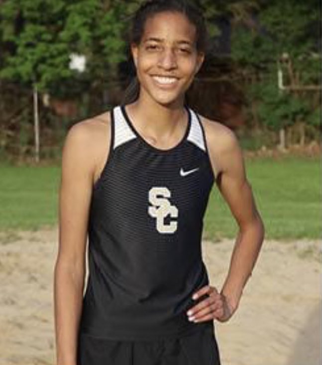 WeAreSCHS44837's tweet photo. ❗️ATTENTION❗️ Angela Williams broke her own long jump record with a jump of 17’3.75”!!!!! Congratulations Angela!!! #GOTROJANS https://t.co/7Zbg5ppJSf