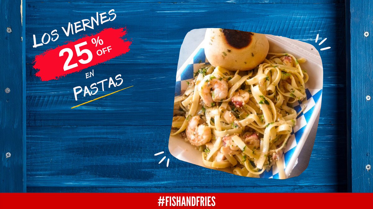FishandFries_Mx's tweet photo. Por fin es viernes‼️

Consientete y no cocines hoy, mejor ordena una pasta y disfruta de una rica cena🍝 https://t.co/EfzHKLORyv
