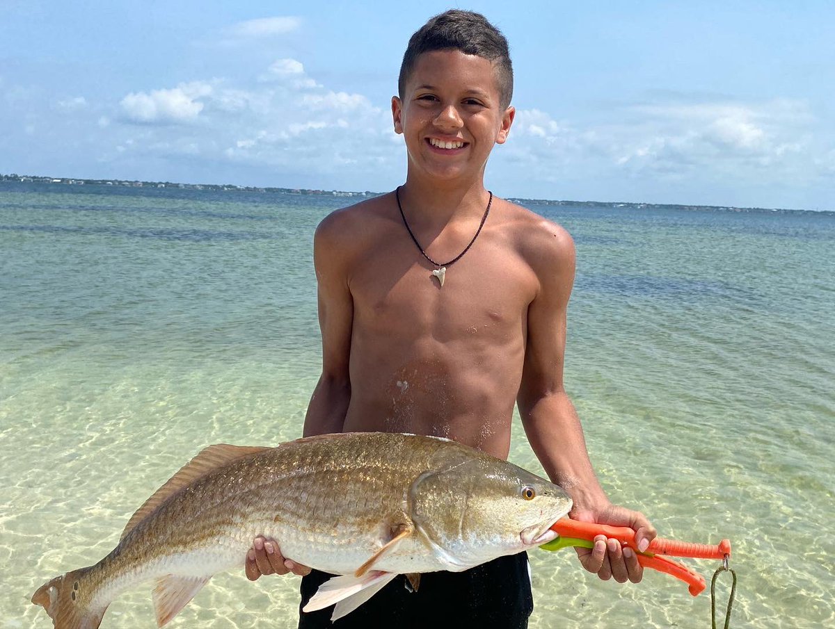waynesimien's tweet photo. Got the boys on some bull #RedFish #BucketListFish good hookup @perdidoblane https://t.co/eqw9m9jsMc