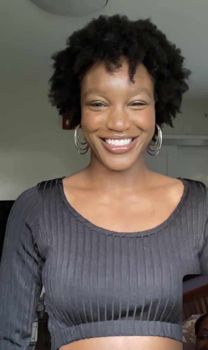 penny4_U's tweet photo. WOW!!! My baby is ABSOLUTELY BEAUTIFUL! That’s all!! #interpreter #rockingthatafro #megasmile 💜😁🫶🏾 https://t.co/BGEOTiTwdB