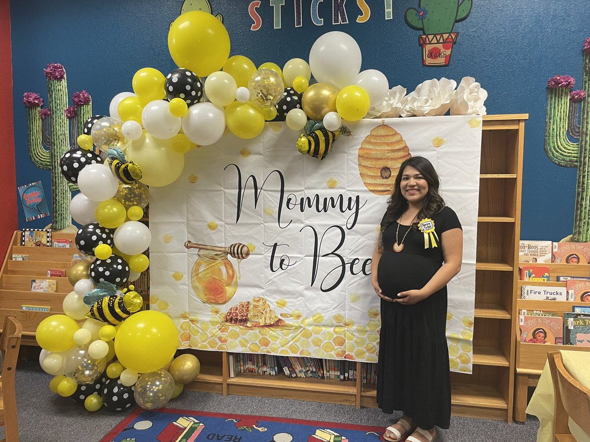 BurnetColts's tweet photo. Baby Shower for Ms. Sanchez!! So fun!! #MommyToBee #Congrats #BabyShower Thank you Mrs. Sevilla, Ms. Benavidez, Ms. Freeman for all you did to help put this event together. ❤️🐝😁 https://t.co/TDhU8yJRNW