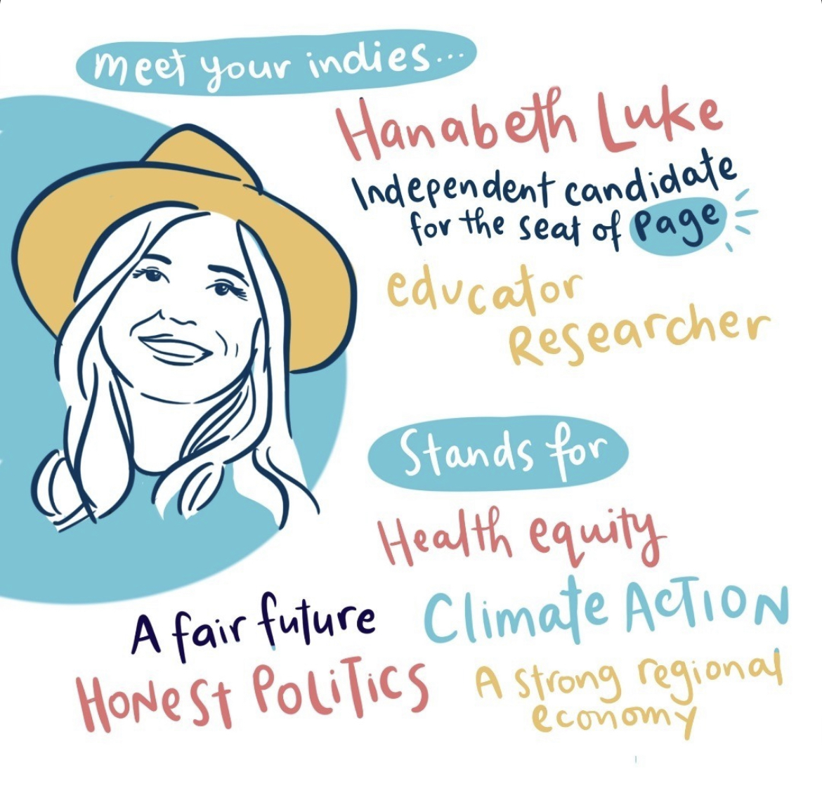 If you stand with me on these issues let's turn the Page today! Vote 1 Hanabeth Luke. I can't wait to share the post-election wrap-up with you all tonight at the Woodburn's Rod n Reel hotel from 6pm - Late. Roll up after polling! #hanabethluke #auspol #pagevotes