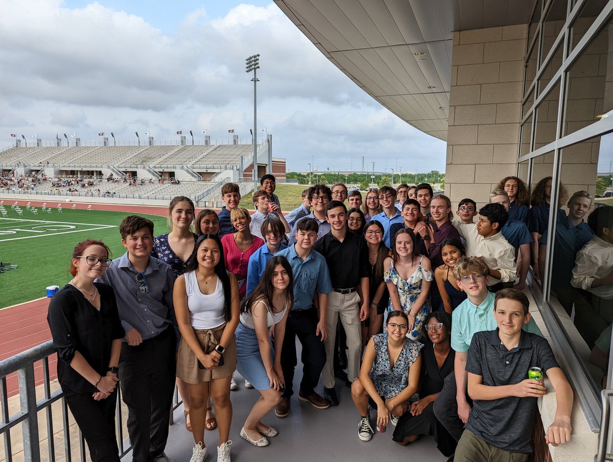 The Wildcat Grad Band is ready to play our seniors into their graduation!! #ClearCreekHS #WildcatBand #CCISD