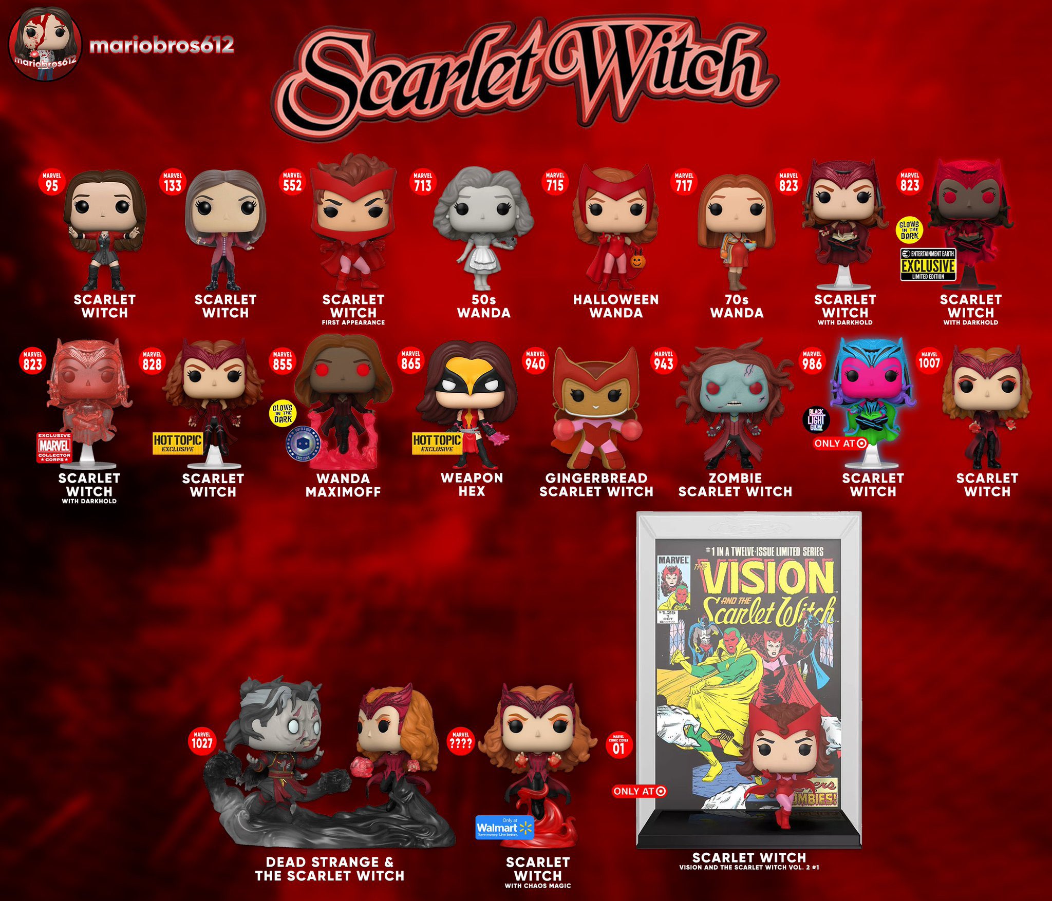 Buy Pop! Comic Covers Scarlet Witch at Funko.