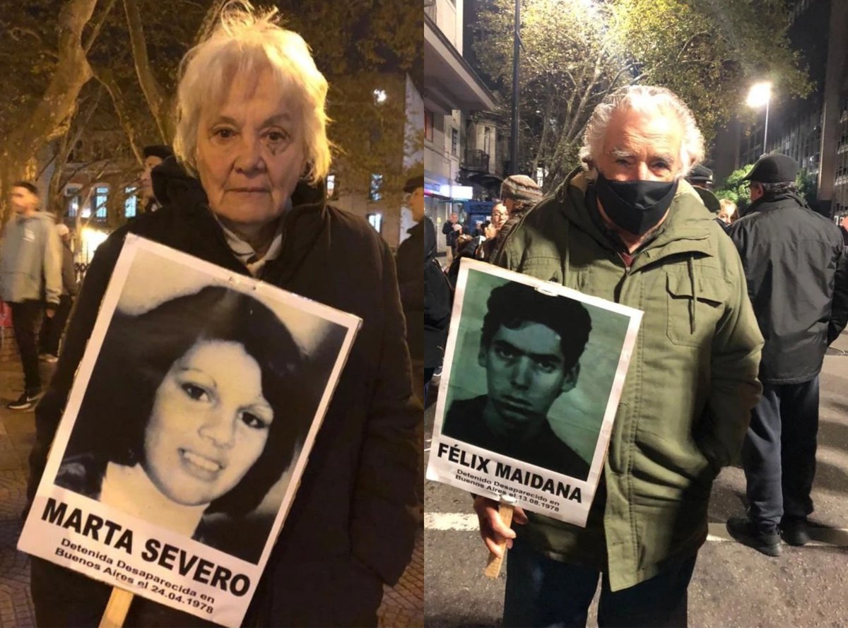 ferchu1001's tweet photo. En el día su cumpleaños... 
Pepe y Lucia dicen #Presente
#MarchadelSilencio2022 🌼🌼🌼 https://t.co/TddyaeXd4v