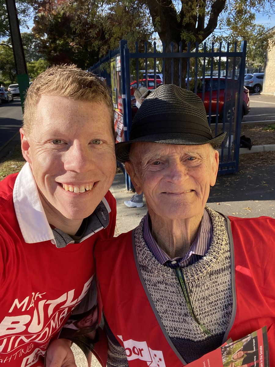 This is Bob. He’s one of the first people I met when I joined <a href="/alpsa/">SA Labor</a> over 20 years ago. At 93, he’s still working just as hard to get Labor elected.