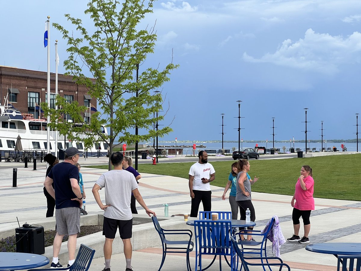 Devon from <a href="/CrossFitSandus1/">CrossFit Sandusky</a> led last Saturday’s Pier Pressure at the Jackson Street Pier. 
Don’t be late for tomorrow’s FREE workout with <a href="/NEXXTlvlOhio/">Nexxt Level fitness</a> at 8a.
In partnership with <a href="/firelandshealth/">Firelands Health</a>