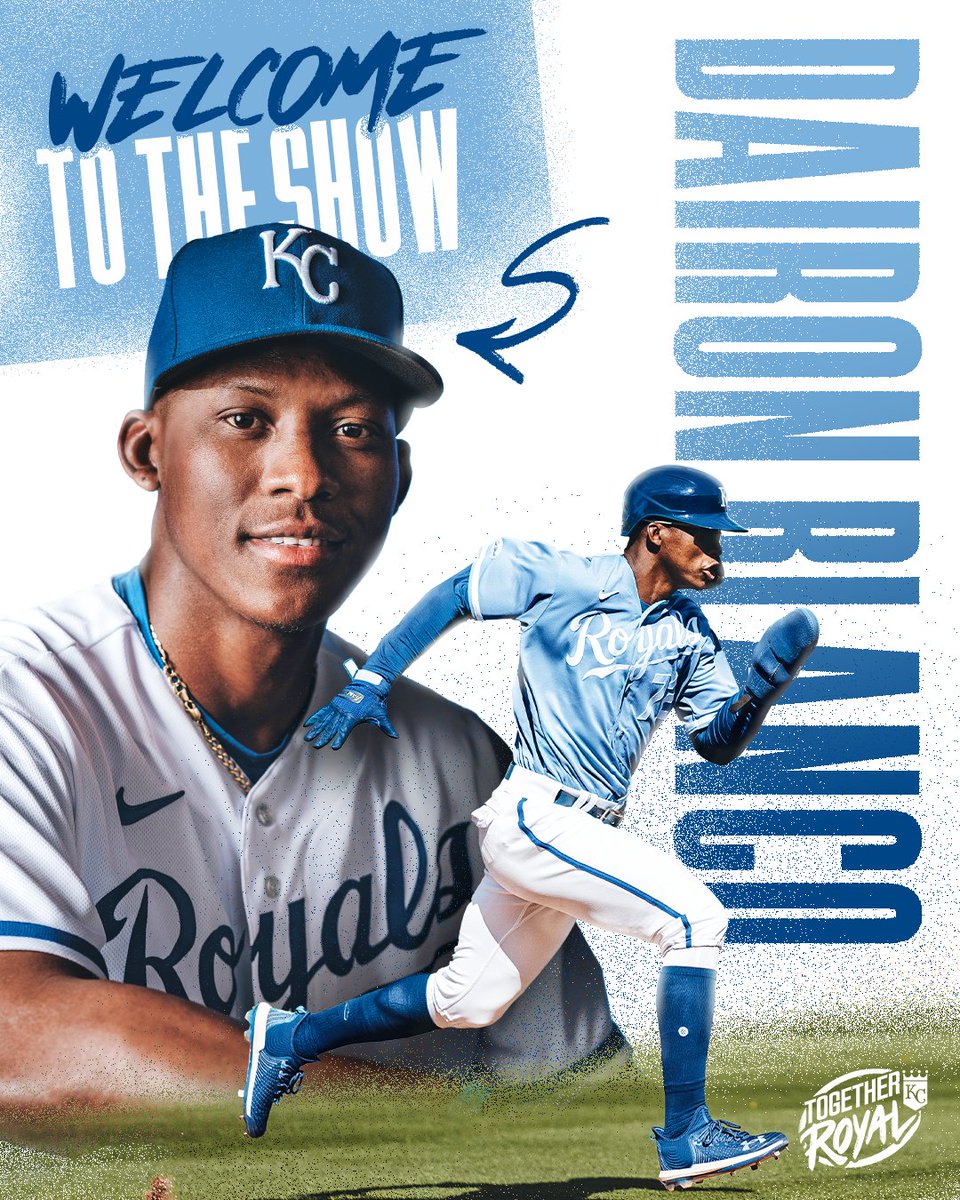 A graphic with several photos of Dairon Blanco. Text on the graphic reads "Welcome to the show, Dairon Blanco."