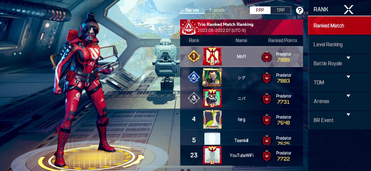iAmWiFi_'s tweet photo. Late SS but I’m still lurking. Global LB > Regionals LB
#apexlegendsmobile https://t.co/IRy8OxPkEe