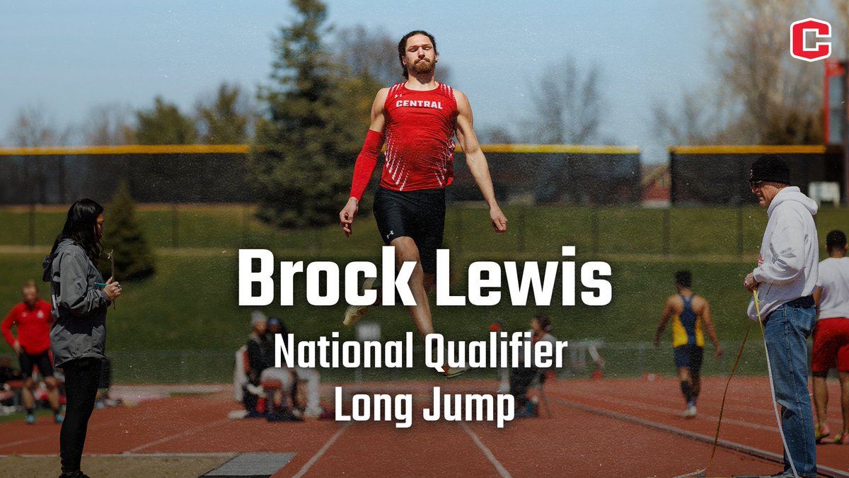 DutchXCTF's tweet photo. Senior Brock Lewis (Lathrop HS, MO), a returning All-American, is headed back to the National meet with the farthest jump in the nation of 24' 10.5" in the long jump. #WhyNotD3 https://t.co/55jyjQctpb