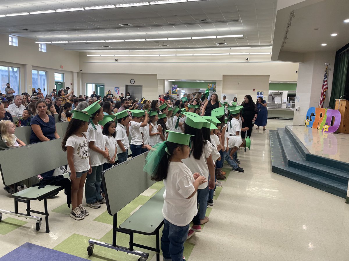 Stacy_gjohnson's tweet photo. So proud of the hard work these PreK and kinder kids and teachers did this year. We had a great graduation day with them. #150yearsofexceedingexcellence https://t.co/cc7LA2HEXy