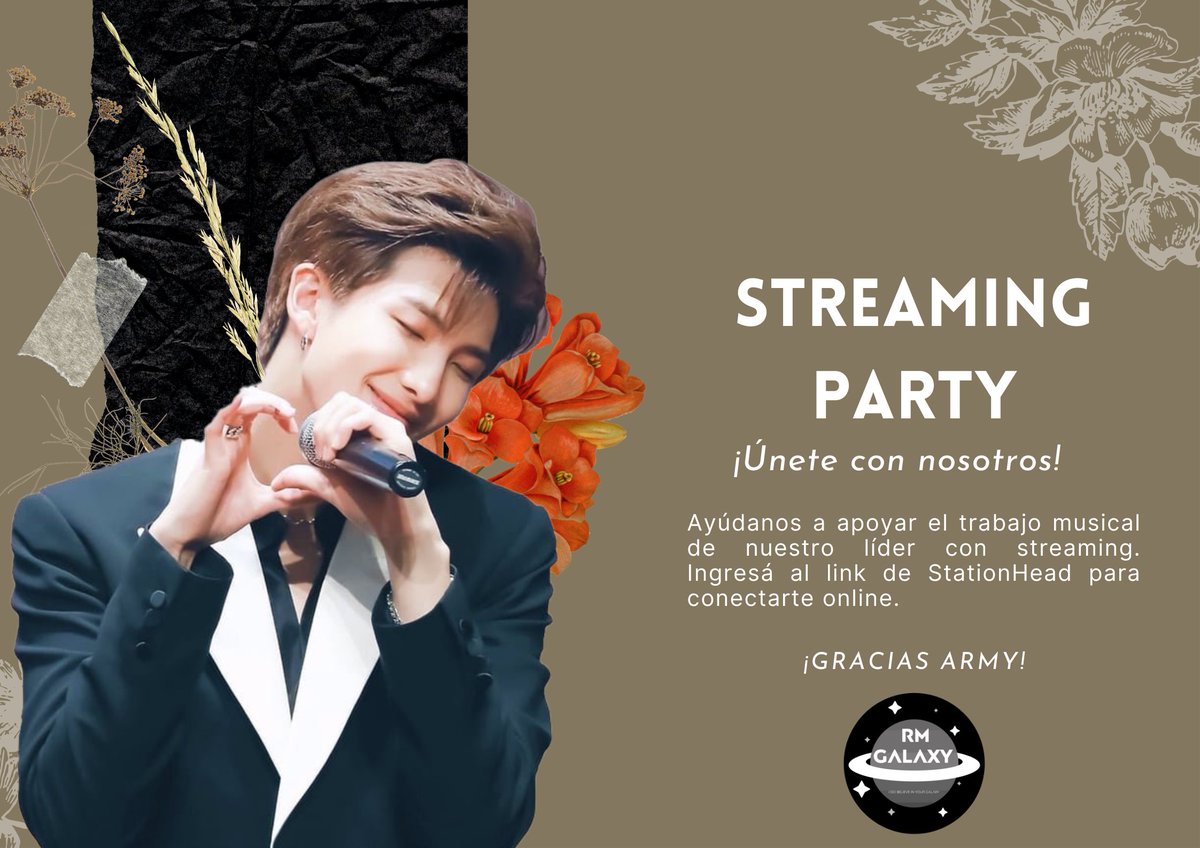 RMCostaRica's tweet photo. ¡DAILY STREAMING TO RM! 🐨💜

aRMy, estamos en línea con StationHead con Stream enfocado en Yours x RM Collab ¡Únete a nosotros! 🐹🐨💜

Horario: 7pm a 9pm CST

📎https://t.co/TCPbpy2wiD

@BTS_twt
 #Namjoon #RM #BTS #Stream_RM_CR https://t.co/wbV2MFaFPQ