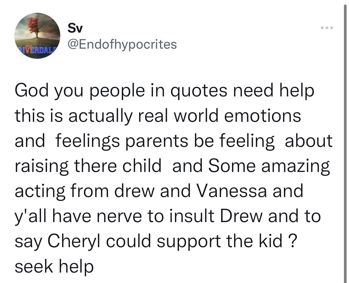 fated2you's tweet photo. Cheryl is a better parent than Fangs ever was and ever will be. https://t.co/nfHDQmiWvs