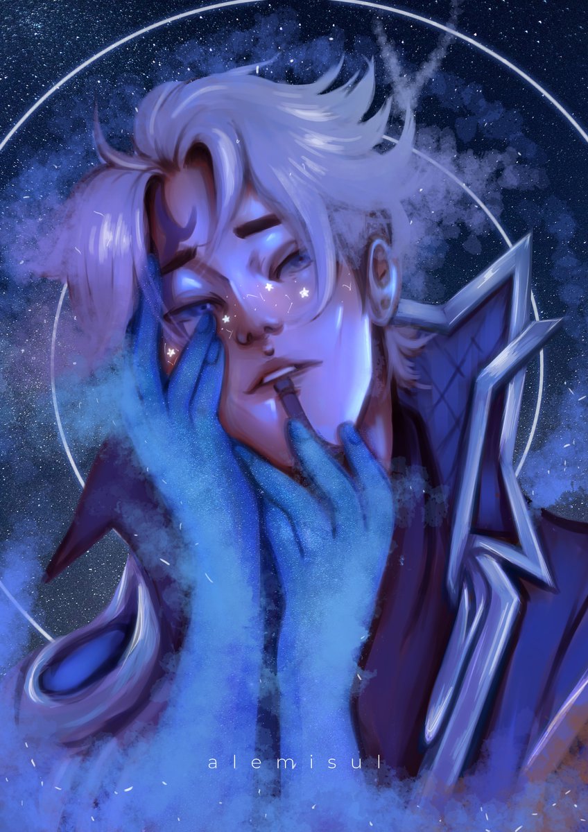 alemisul's tweet photo. Finally finished, ya puedo mimir otra semana...
Me divertí bastante con el #dtiys  de @durani_art 
#duradtiys #Aphelios https://t.co/VFTmGmJamV