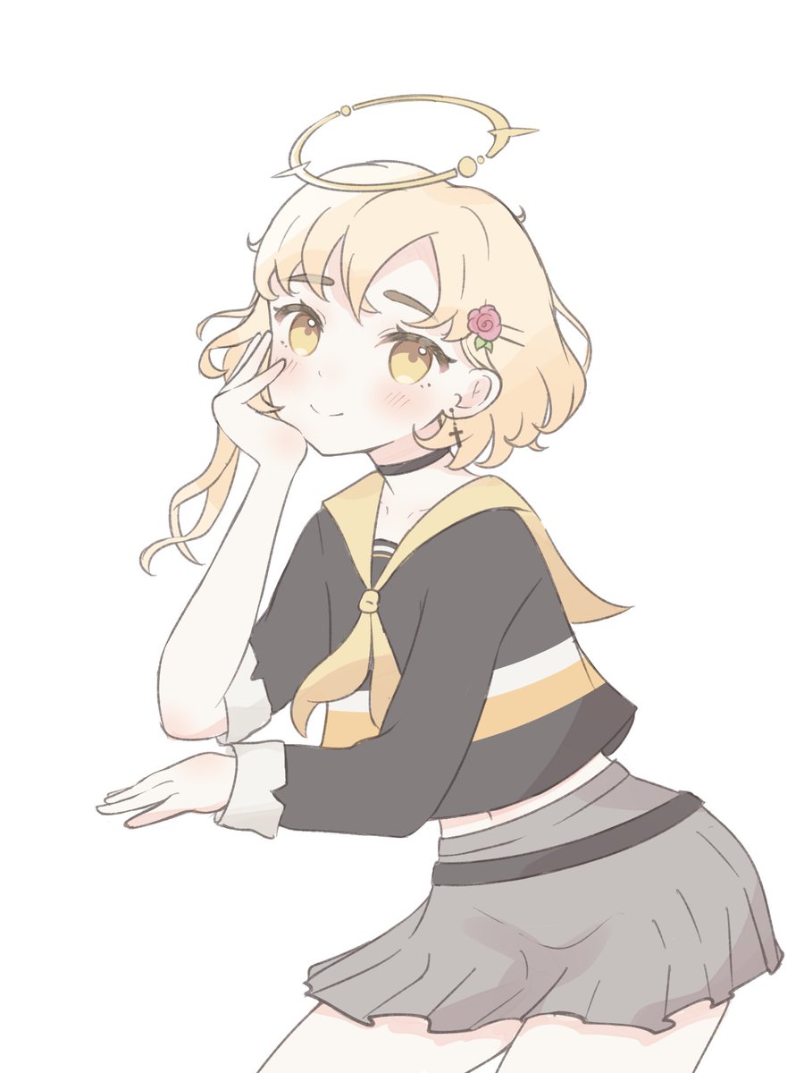 kikicheesu's tweet photo. doodle of fem yassified @AegisRoseVT !! love that for u buddy 😇

#aegisblooms https://t.co/iYSqOr1vGF