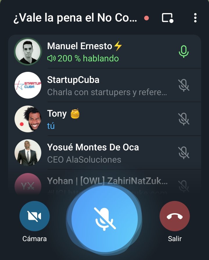 TonyAAHQ's tweet photo. No-Code || Low-Code 101 por @manuelernestog en #StartupsCuba (Telegram) ahora mismo 🔥🔥🔥
cc: @SandraMadiedoRu
👇🏾👇🏾👇🏾👇🏾👇🏾
https://t.co/akXK47N7ME https://t.co/LdvVK5GCQW