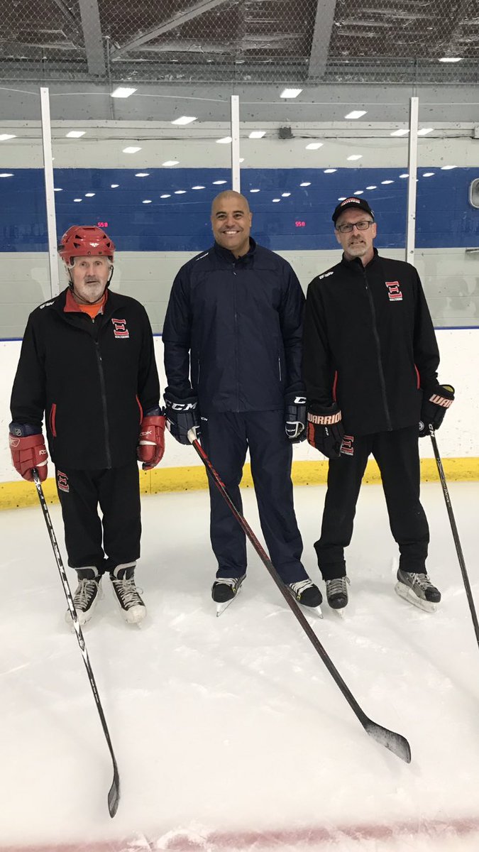 Thanks <a href="/GoalieBanger/">Todd Bengert</a> for giving the invite to <a href="/EmpireGoalie/">Brad MacCharles</a> allowing the opportunity to share in development of goaltending in the Maritimes. T-push, rotate and build at the top of the pads. Just incredible to share the ice with <a href="/EliWilsonG/">EliWilsonGoaltending</a>  Thanks 🙏