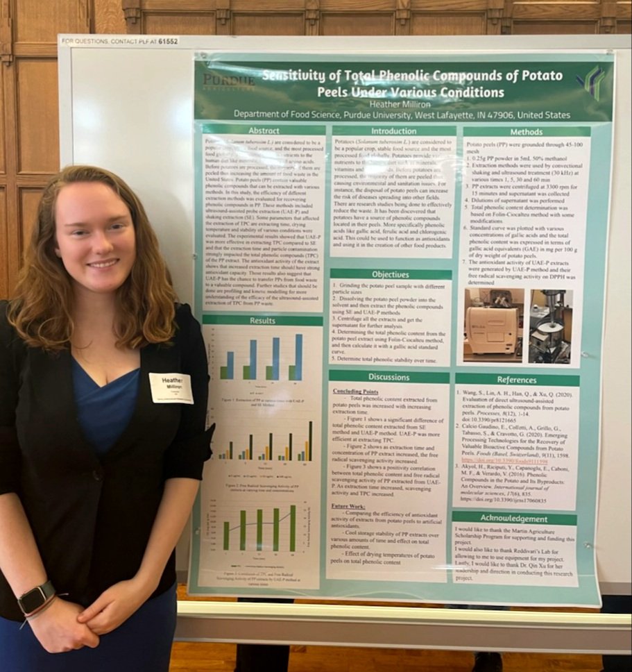KimMilliron's tweet photo. 1st place for College of Agriculture!  Beyond proud of Heather and all the work she put into her research! https://t.co/IK5HBp8Sj7