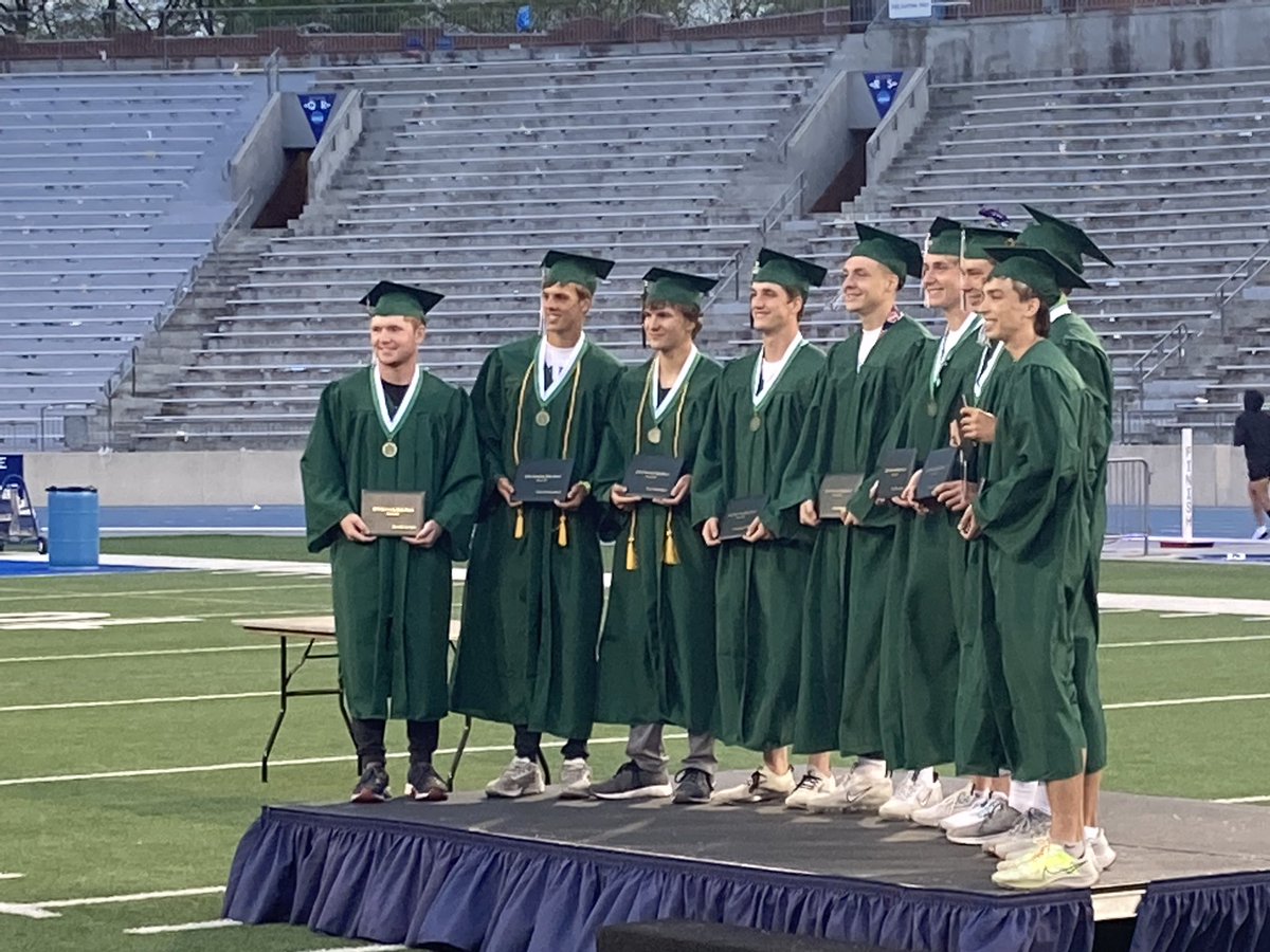 bnvnwyk's tweet photo. Definitely one of the coolest things at state track today: @PellaActivities athletes getting their diplomas on the field after events ended. Missed their graduation to compete at state; board member and AD there to present diplomas. Well done! 👏🏻 #schoolbasedactivities https://t.co/C8Lf6DkErz