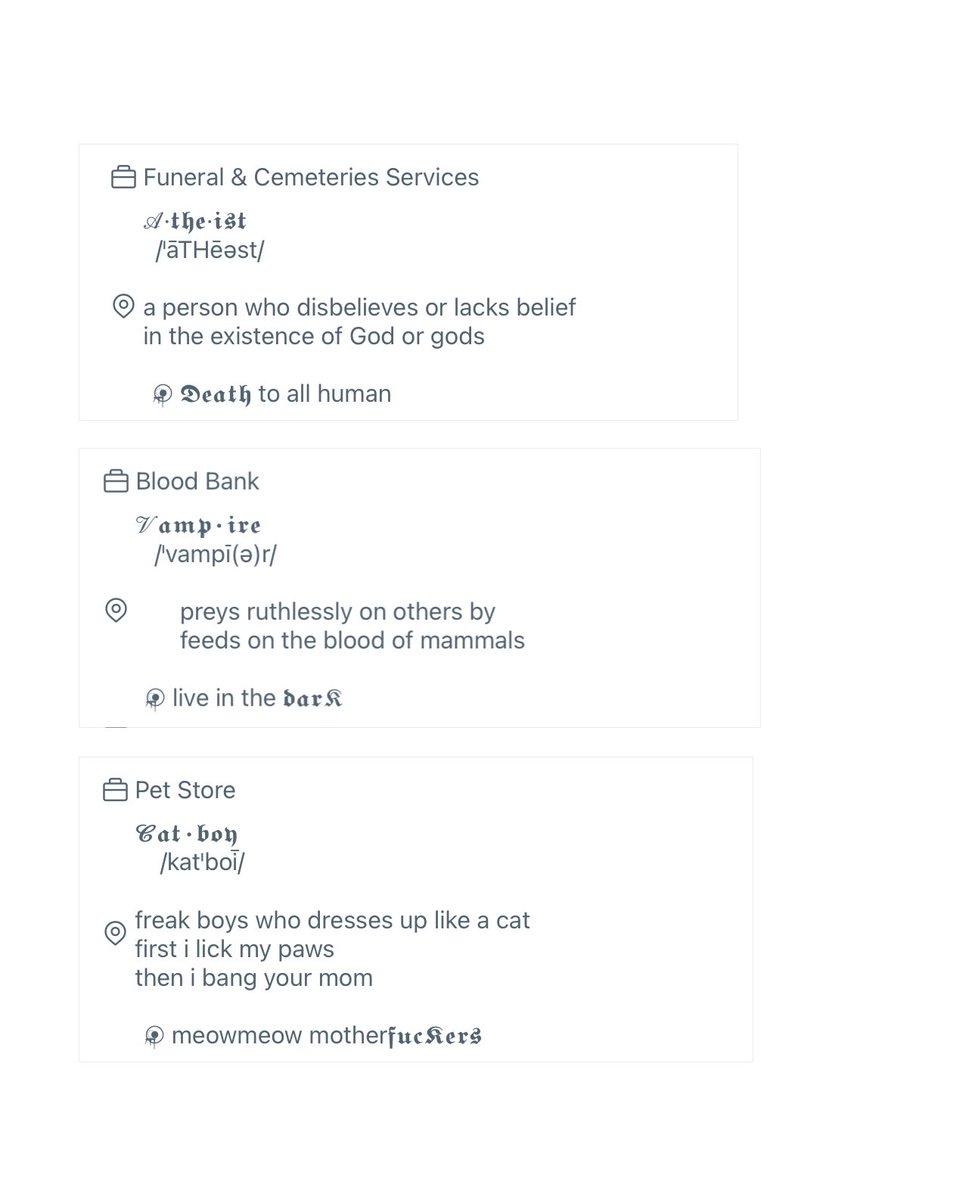 my dictionary
         ㅤㅤ    
                        free location 

       re and follow @himekut
       mt anything
       personal use only
       mt till close

 ⠀             (  #freef0rm  )