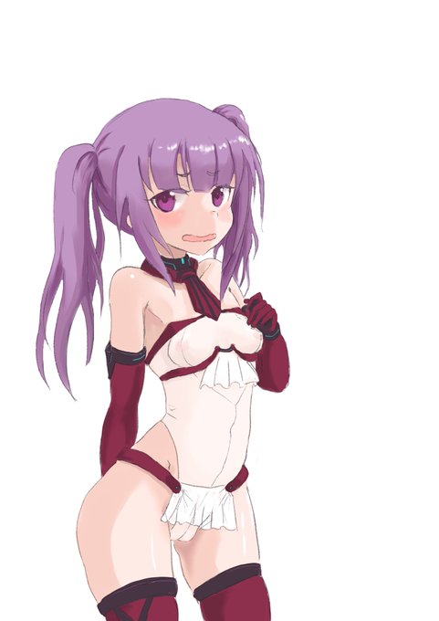 「薄くて伸縮性に優れてなおかつ耐久性のあるテストスーツ…ってこれ薄すぎない?」
「心配だから耐久テストしよっか…」
#アリスギアお絵かき