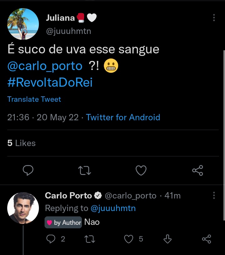 is2crl's tweet photo. tao matando quem p fazer as cenas @carlo_porto? https://t.co/XszNNryKTm
