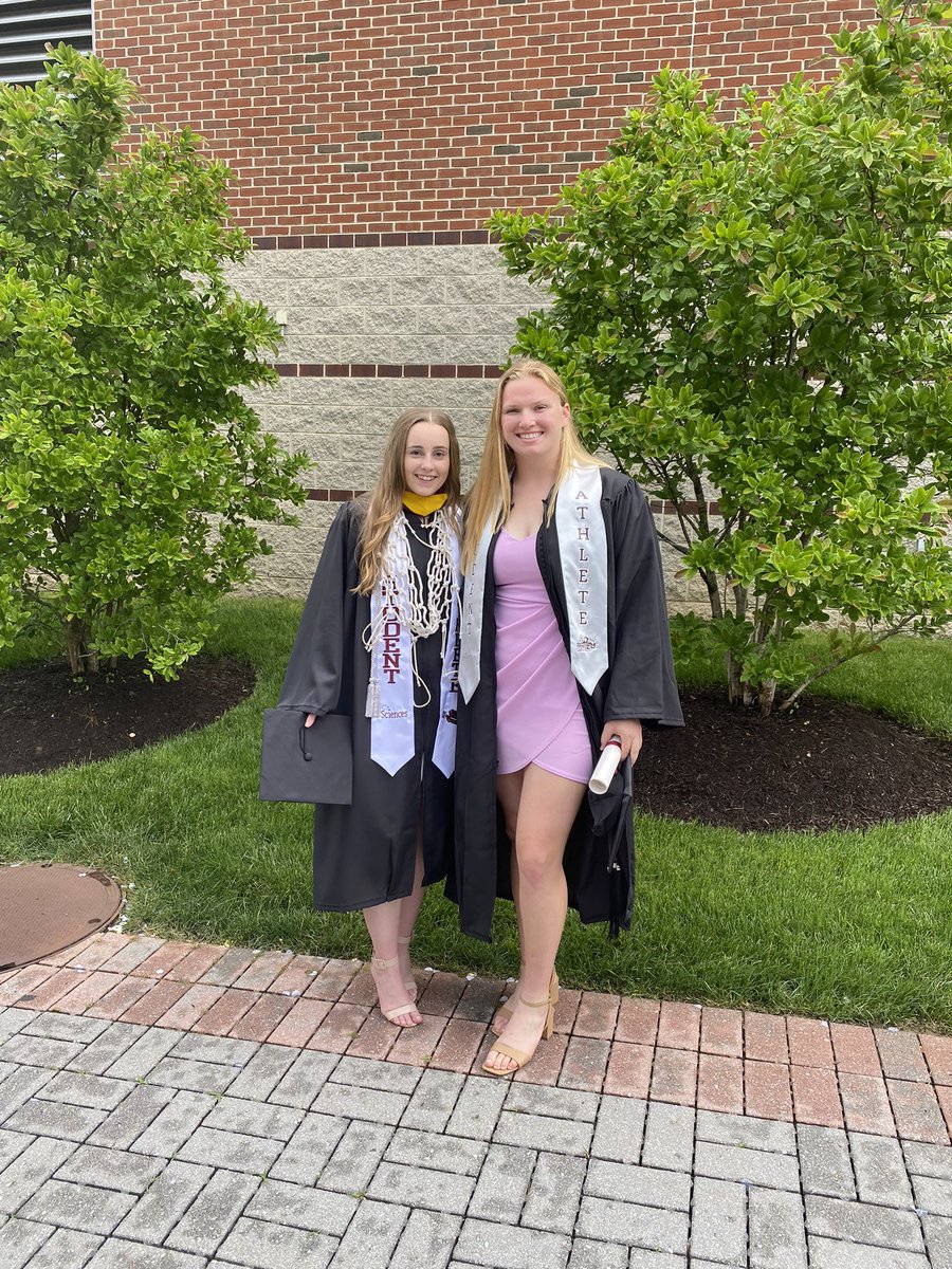 Congrats to Kendall and Taylor who received their bachelor’s degrees today. Only 2 more years left of school for their doctorate degrees! #DPT #DrOT